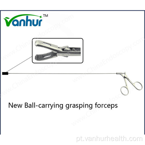 Instrumentos de broncoscopia Nova pinça de apreensão para transporte de bolas